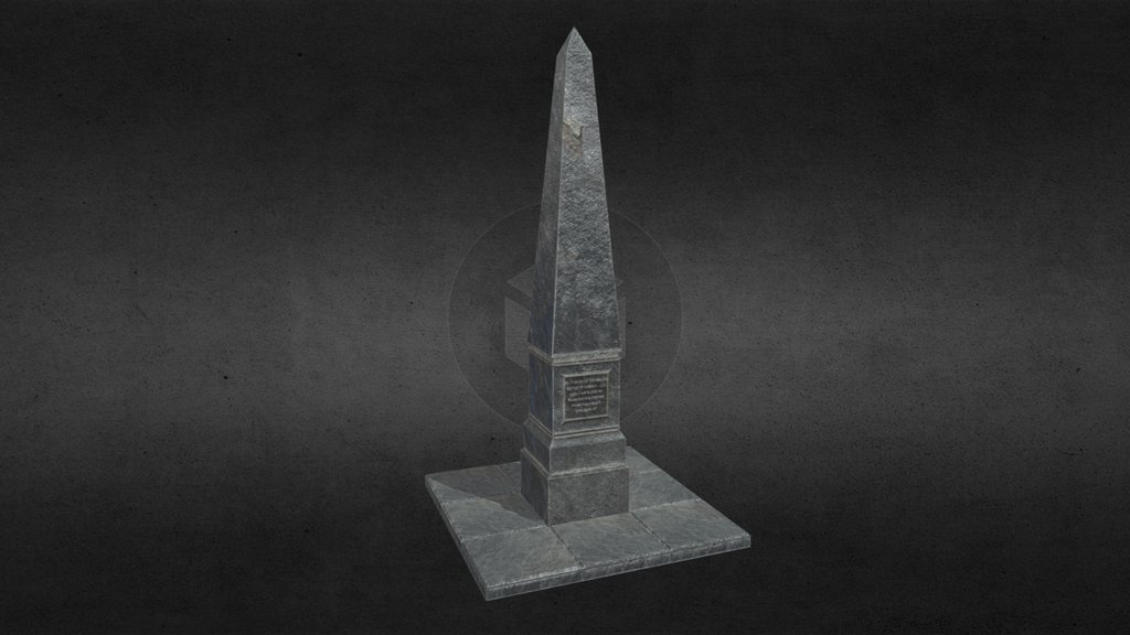 Ancient War Memorial Obelisk (Game Ready)