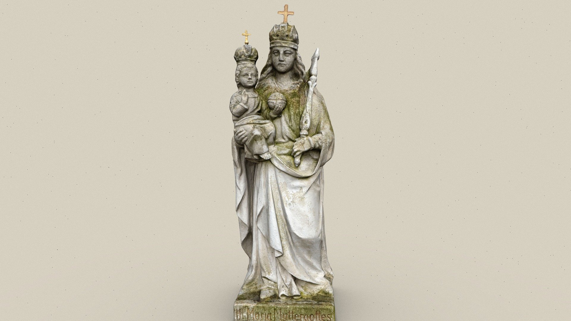 Hl. Maria — Sketchfab embed 3D viewer