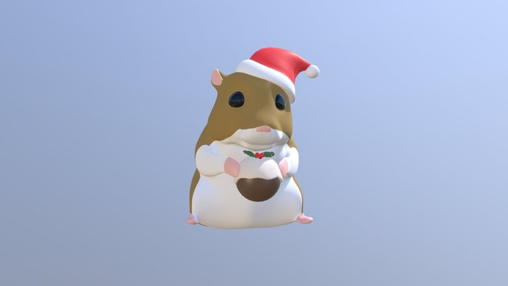 Christmas Pudding 3D Model