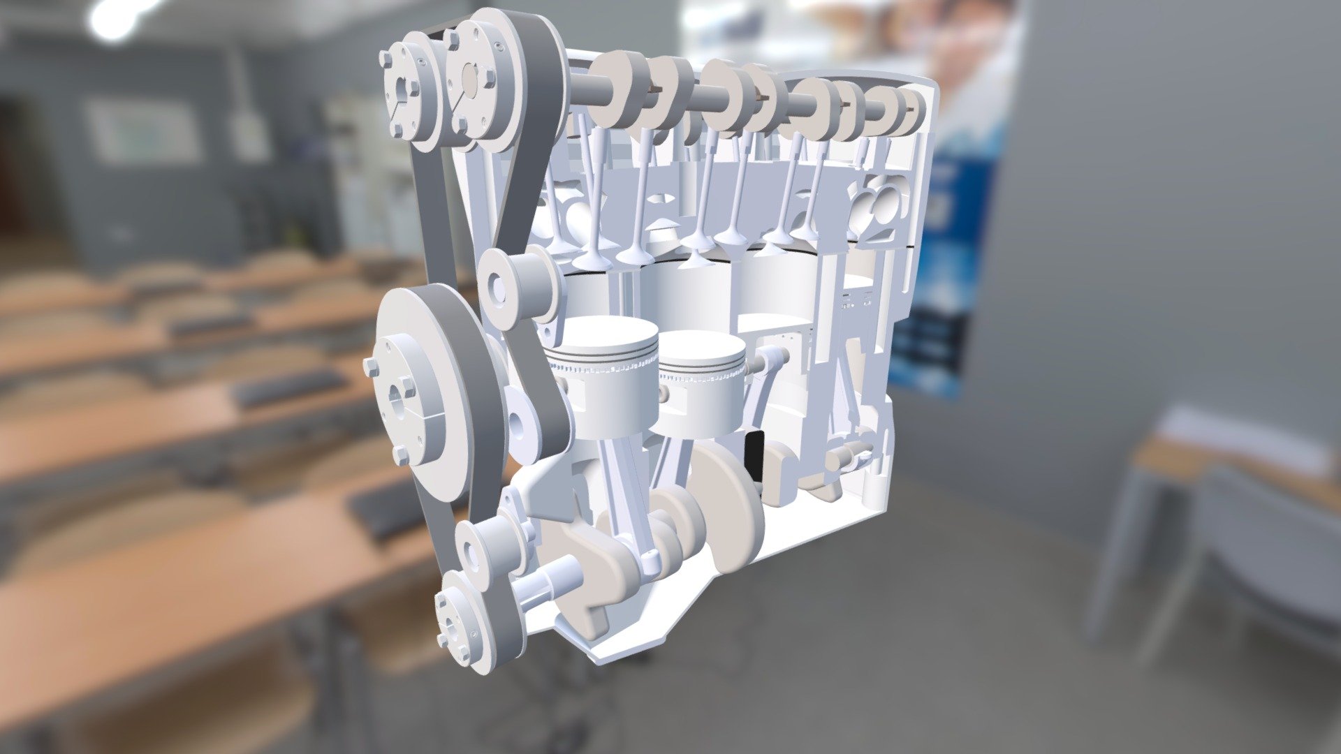 BackFire Motorcycle Engine 3D model by Austin Lewis (austinlewis