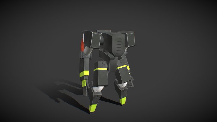 Combat Mecha | Stylized 3D Model