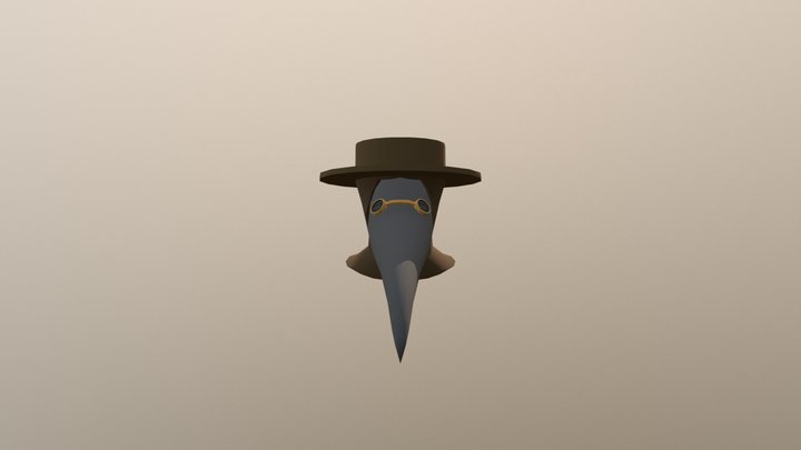 Mask Texture 3D Model