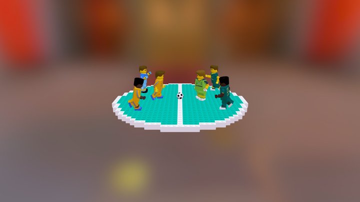 Tigres Vs Santos 3D Model