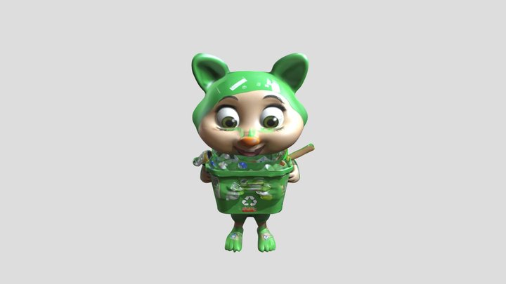 Figura: Reciclaje – Gratis 3D-model STL