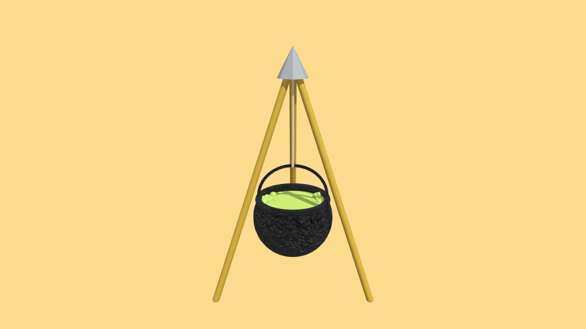 Boiling Hanging Cauldron