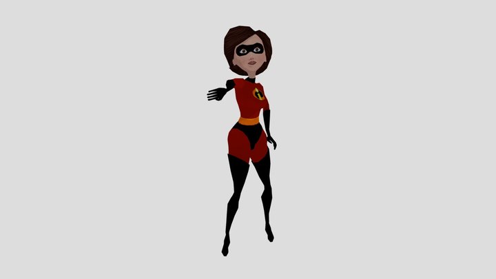 Elastigirl Doing Tootlhess Dancing – Kostenloses 3D-Modell STL