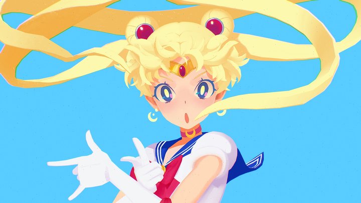 美少女戦士セーラームーン　海外限定品　3D立体画　絵画　タイプA 新品•未使用 劇場版『美少女戦士セーラームーンCosmos』【初回限定版Blu-ray