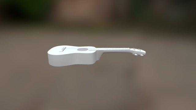 Ukulele WIP 3D Model
