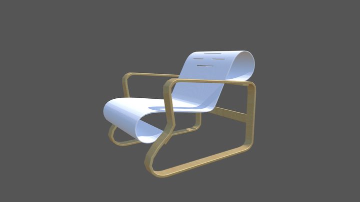Paimio Chair 3D Model