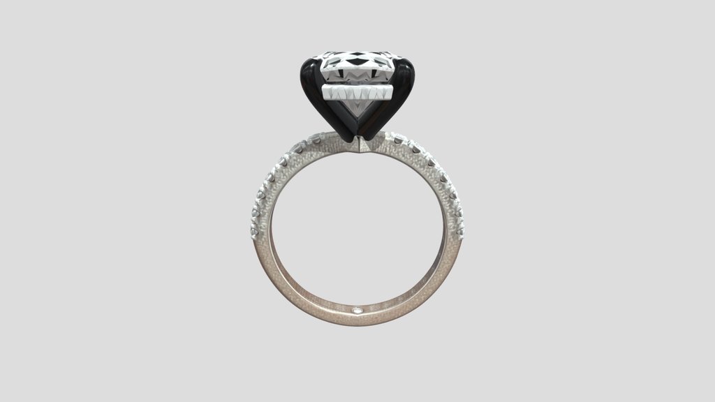 Radiant Solitaire Diamond Ring
