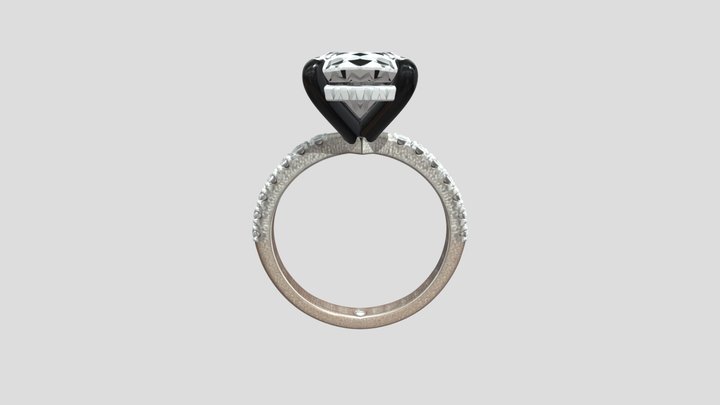 Radiant Solitaire Diamond Ring