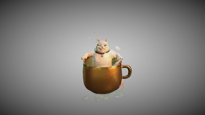 cat3 3D Model