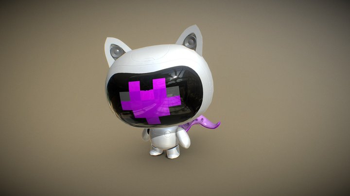 Cat Robo 3D Model
