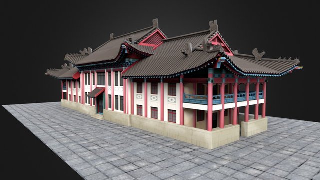 Nanjing Normal University #100 building 3D Model