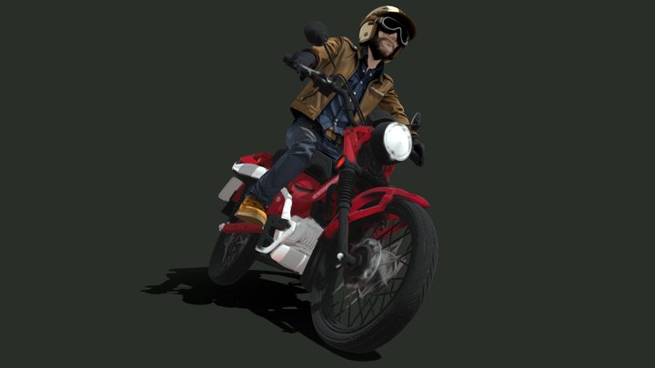 Guy Yotinne Honda CT125-512 – Modelo 3D gratuito STL