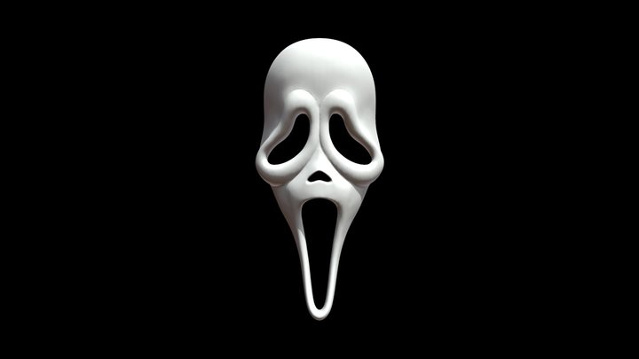 Ghost face Scream Mask 3D Model