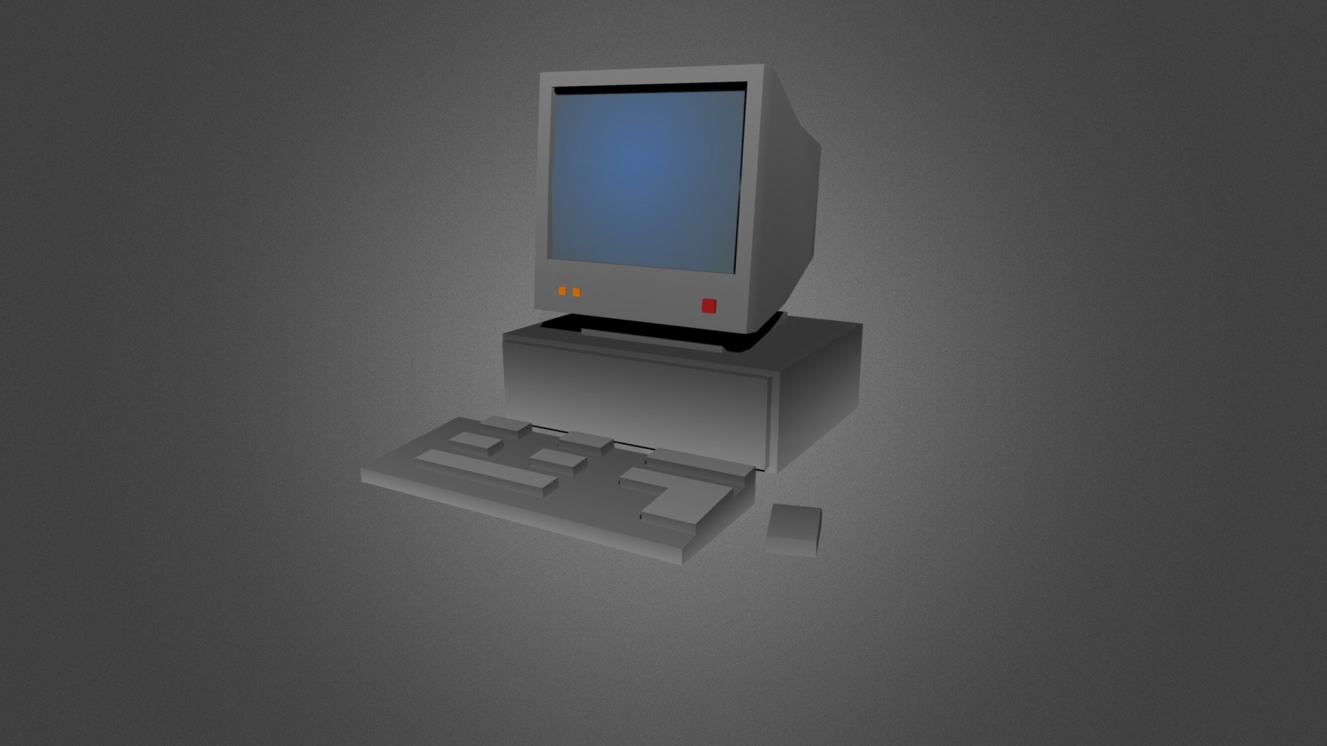 #5 Computer- Household Props Challenge - 3D model by _LowPoly_ [7b0b3ed ...