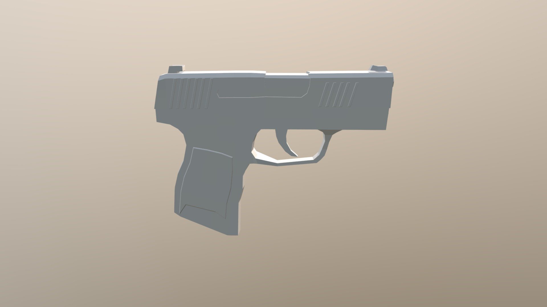 LowPolly Pistol
