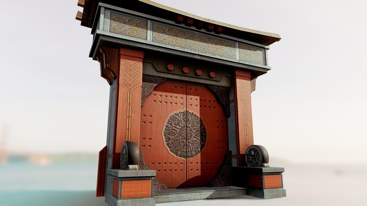 Japan Door 03 3D Model