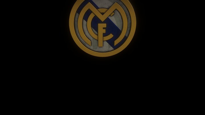 Escudo Real Madrid 3D Model