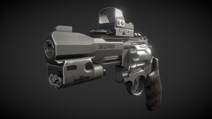 Revolver 3D Model