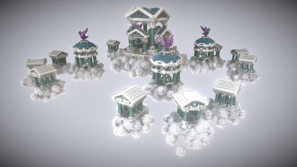 Map Bedwars Minecraft - A 3D model collection by chikoumbaran1001 -  Sketchfab