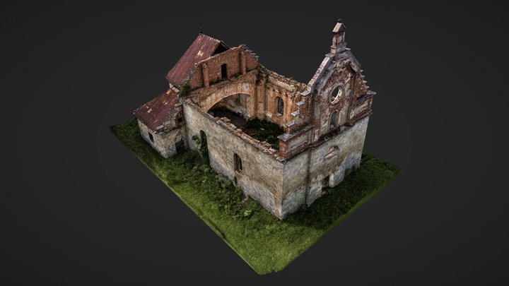 Church of St. Valentine in Rakovets' 3D Model