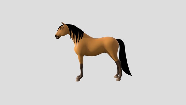 Spirit Stallion 3D Model