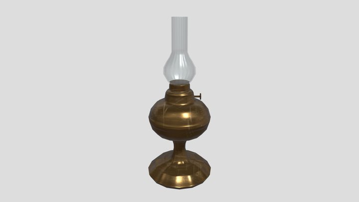 Gas Lamp 3D Model