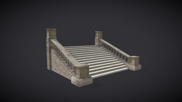 Museum Of Natural History | Stairs Part1 3D Model