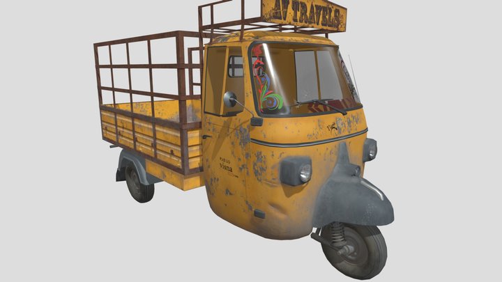 Auto Trolley 3D Model