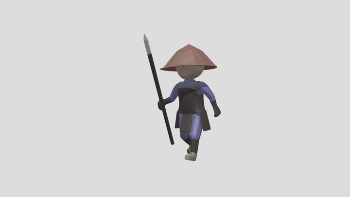 Walking Ashigaru – Free 3D Model STL