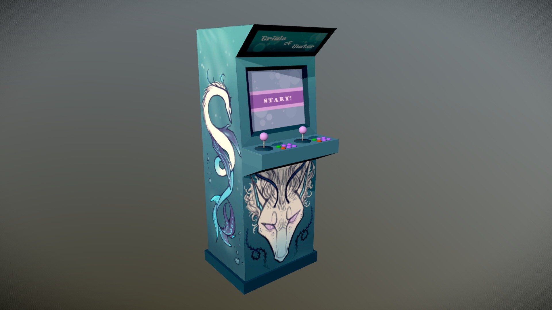 Arcade Machine - 3D model by Sara_A [7b102ab] - Sketchfab