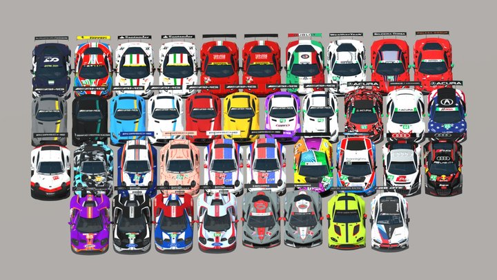 [FREE!] Deutsche Tourenwagen Masters Pack 3D Model