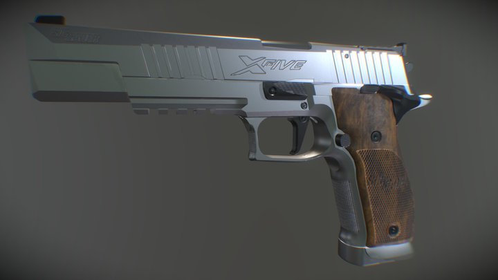 sig sauer Xfive 3D Model
