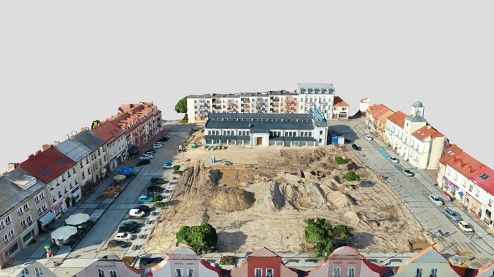 2020-06-25 Łomża Stary Rynek- Archeologia 3D Model