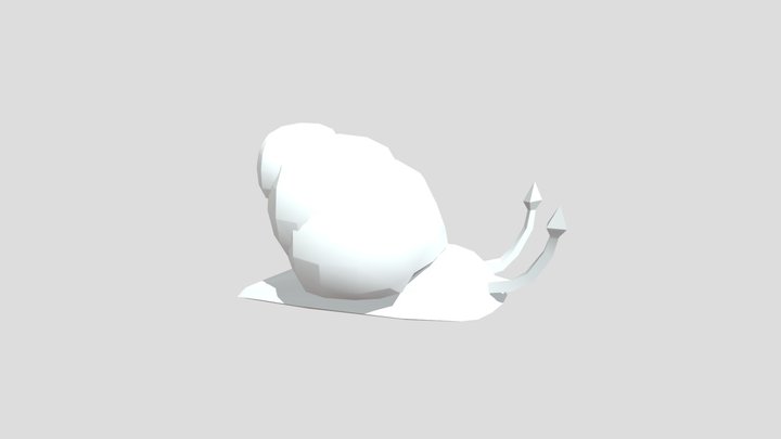 Free Snail Low-Poly 3D Model