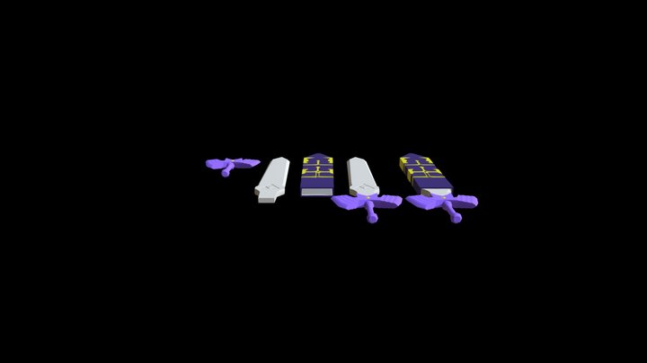 Toy Master Sword 3D Model