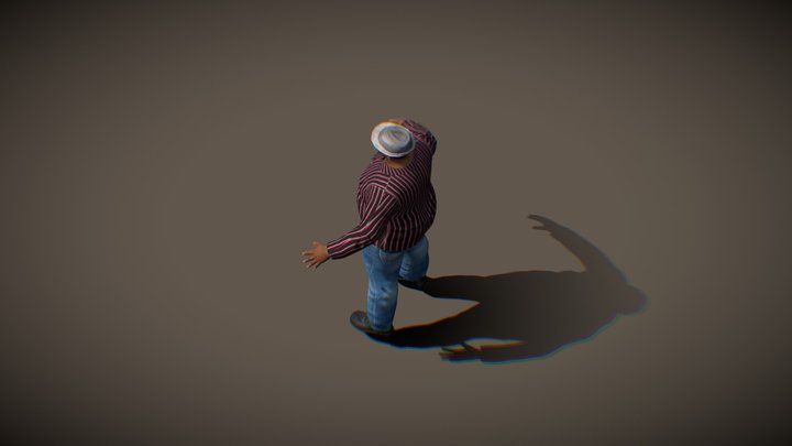 African Man 1 3D Model