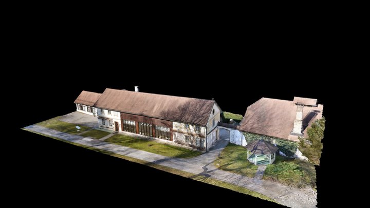 Samostan Bistra - oranžerija (EID 1-00015) 3D Model