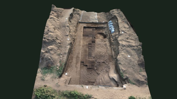 Chantier fouilles Quiberon 3D Model