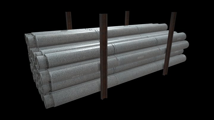 Concrete Pipes_12_MB – Modello 3D gratuito STL