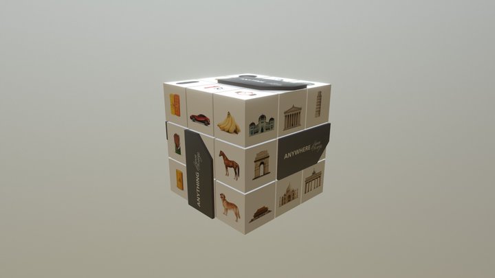 Branding Cube 3D Model