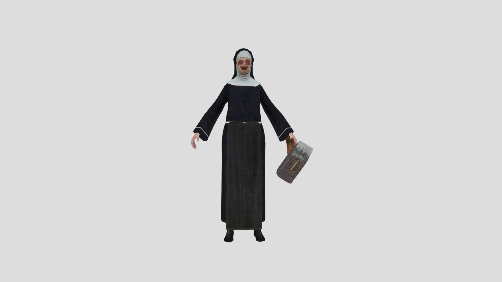 the nun: nun - Download Free 3D model by GolemSallier [7b15d7e] - Sketchfab