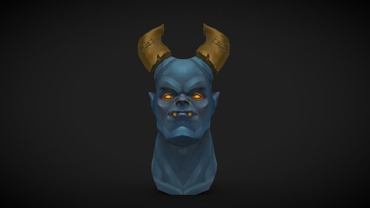 Horace, the Blue Demon 3D Model