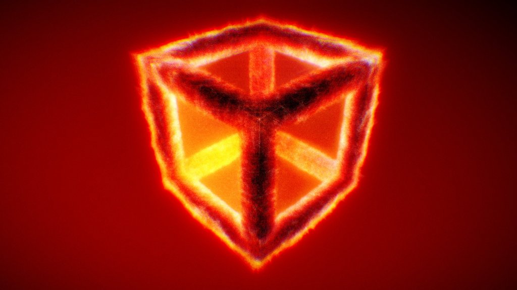 Burning Cube
