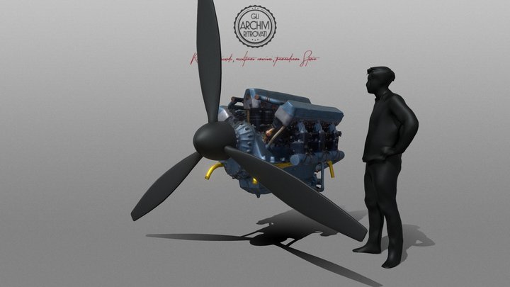IF 750 HP (marine version) 3D Model
