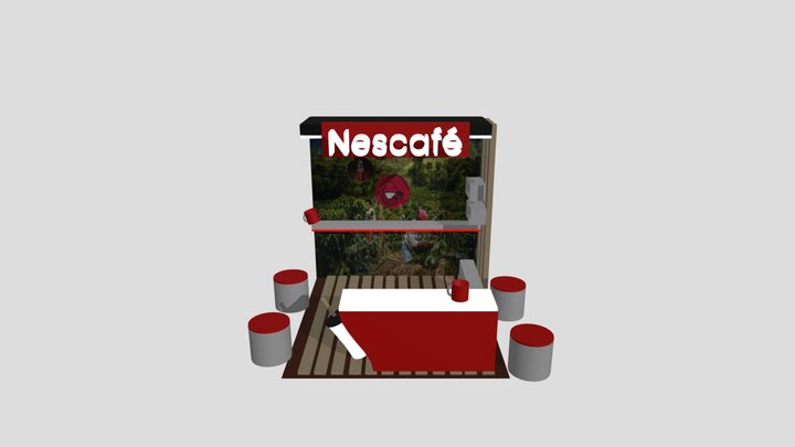 Stand publcitario 3D Model