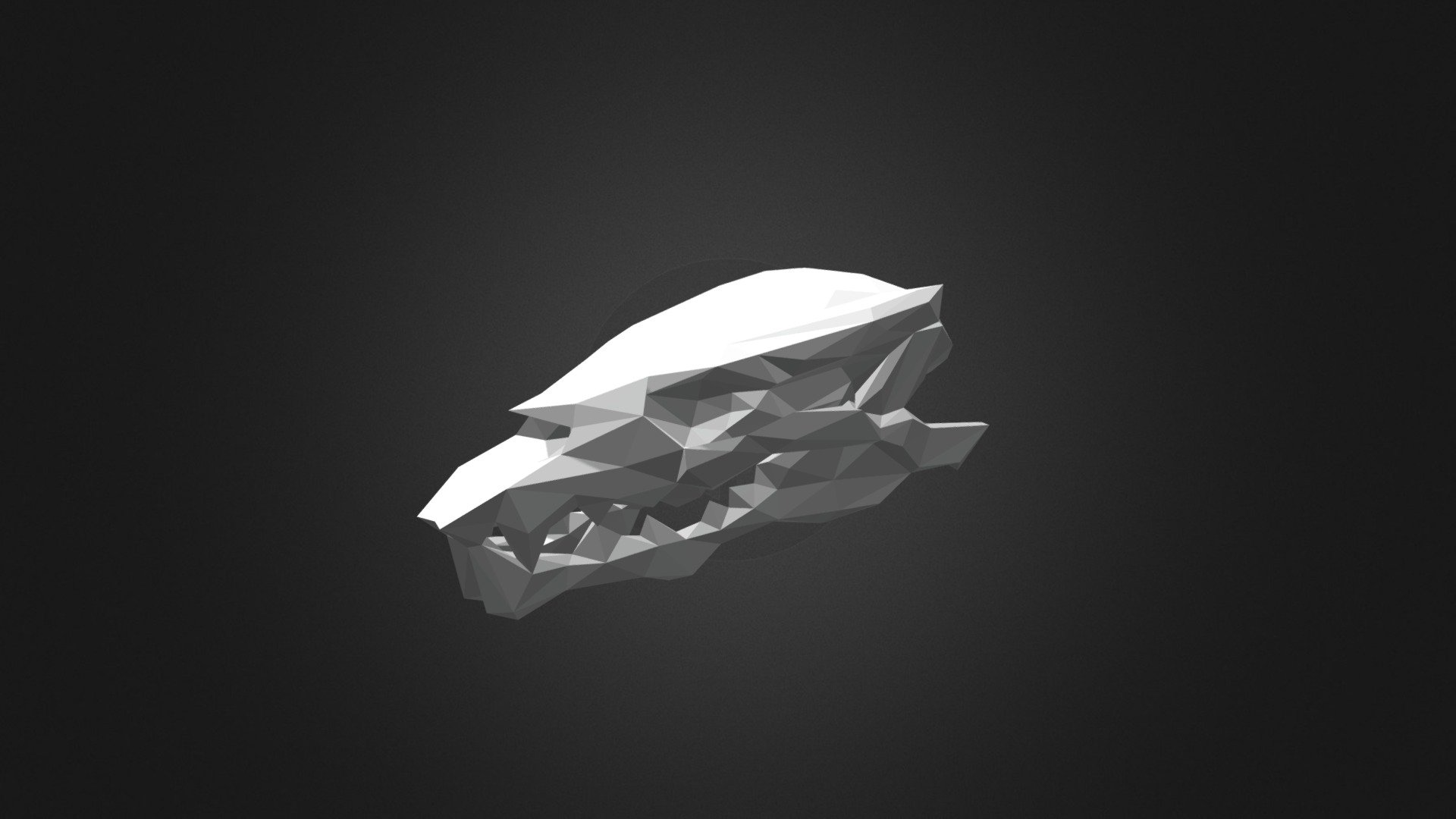 Low Poly Gaster Blaster