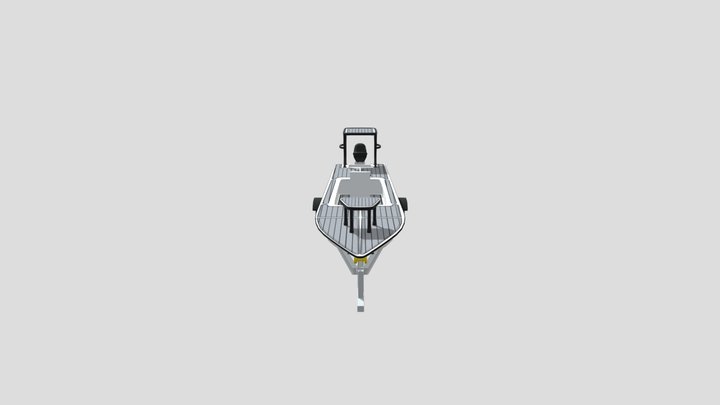White_Skiff 3D Model
